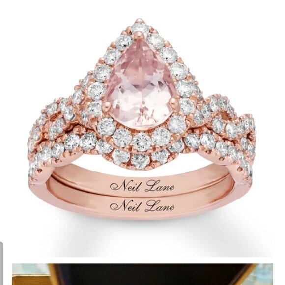 Neil Lane Jewelry - Neil Lane Morganite set rose gold
